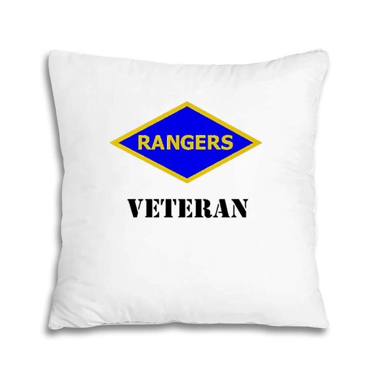 Army Ranger - Ww2 Army Rangers Patch Veteran White  Pillow