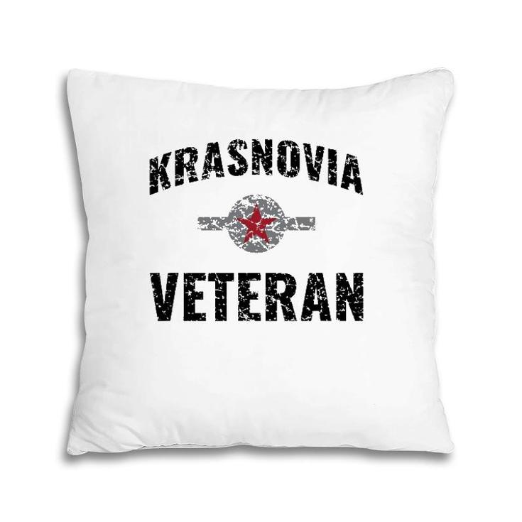Army War In Krasnovia Veteran Pillow