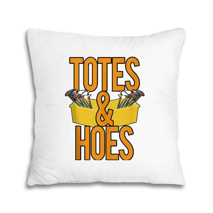 Associate Coworker Picker Stower Totes And Hoes Pillow