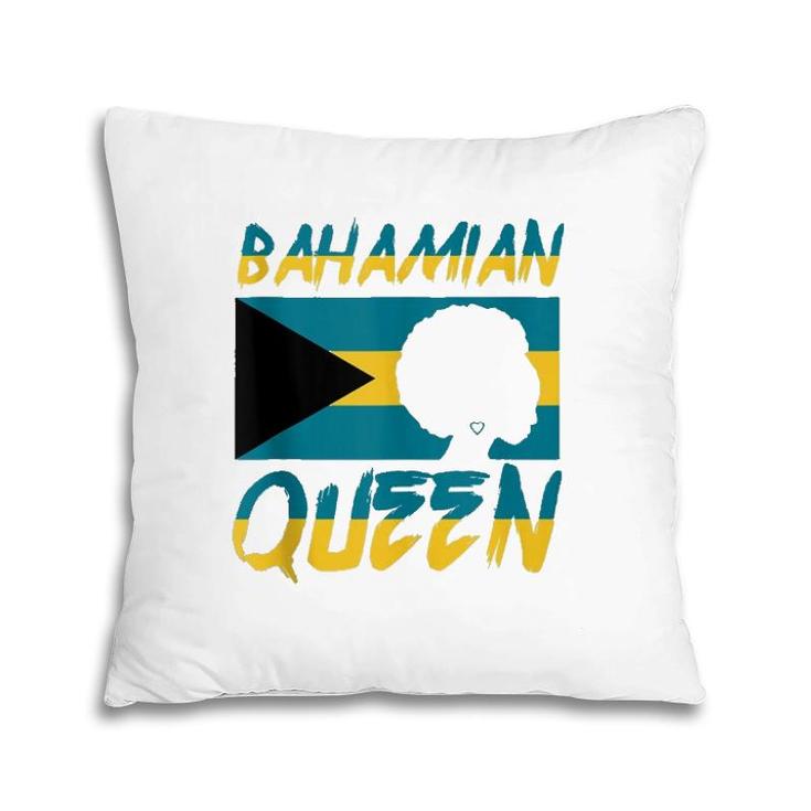 Bahamian Queen Bahamas Flag Pride Home Country Heritage  Pillow