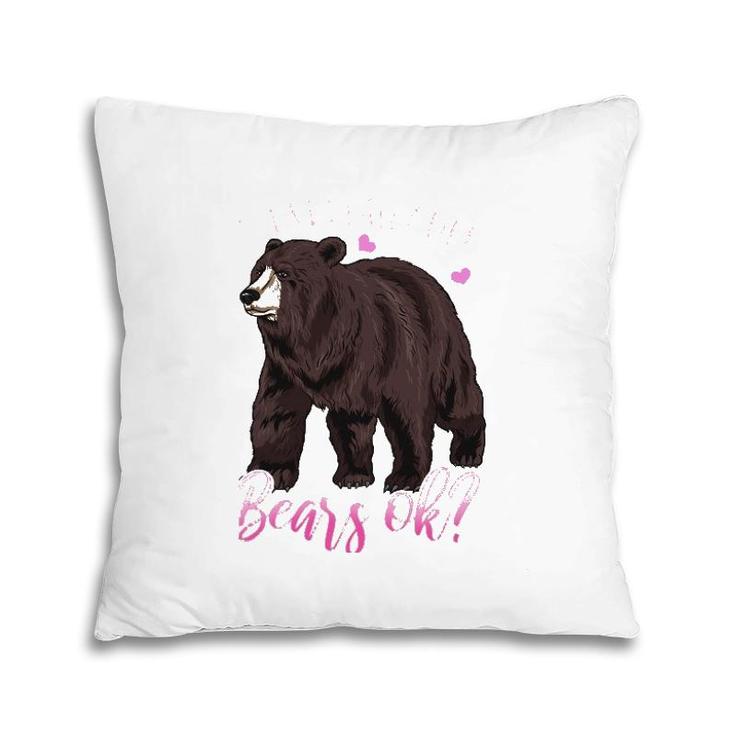 Bears Grizzly Bear Lover Pillow