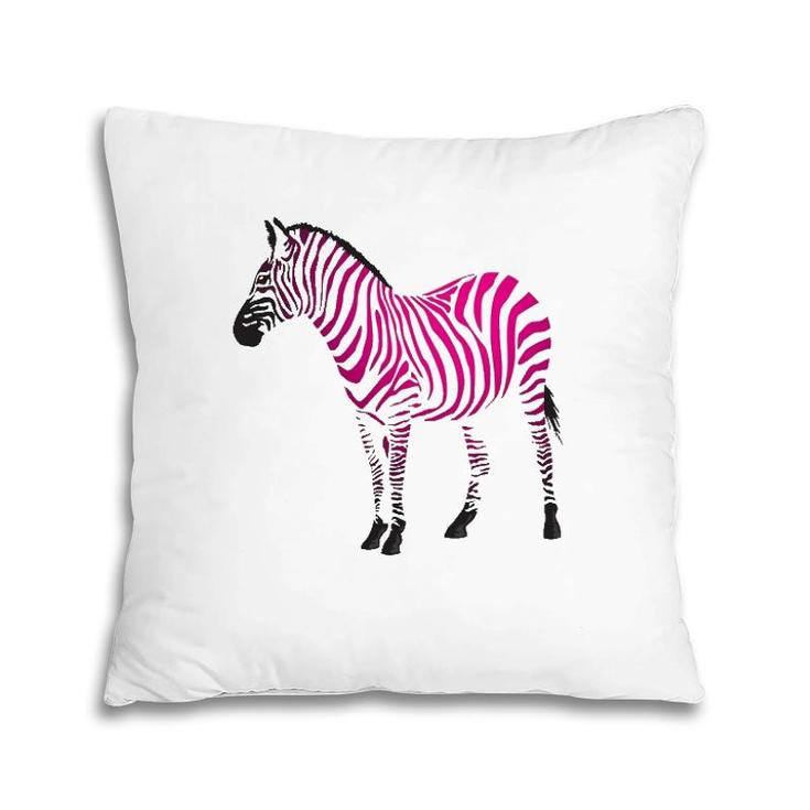 Beautiful Zebra Pink Sassy Art Pillow