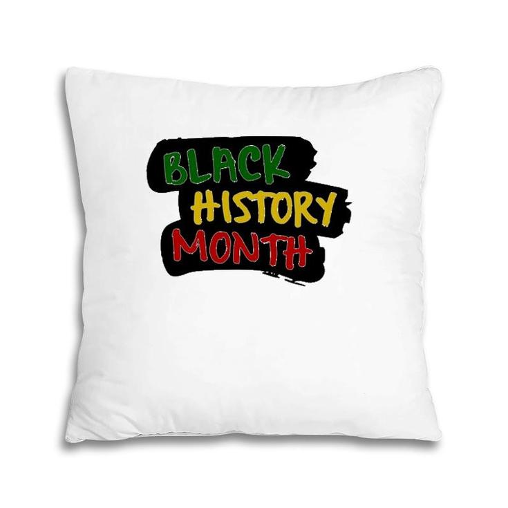 Black History Month Support African Black Pride Pillow