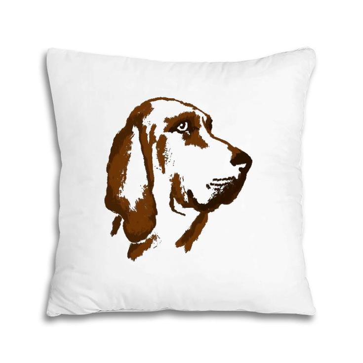 Bloodhound Dog Tee Pet Lover Pillow