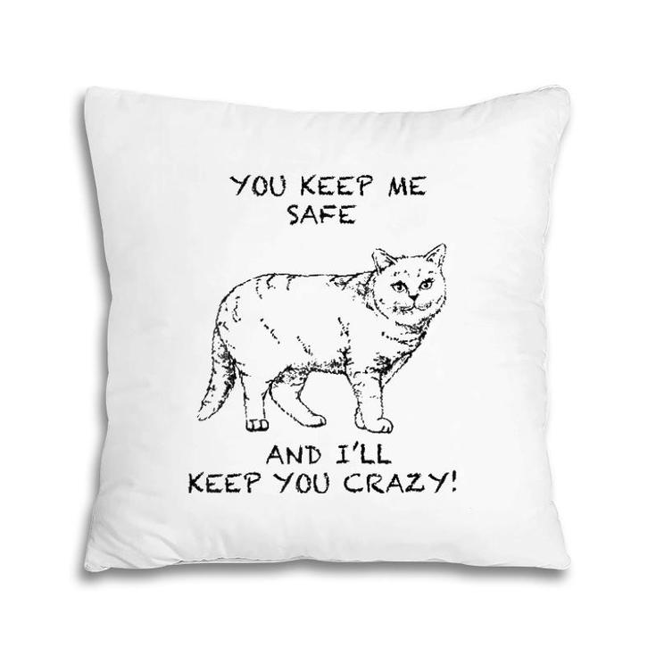 British Shorthair Funny Cat Quote Hand Drawn Art Gift Raglan Baseball Tee Pillow
