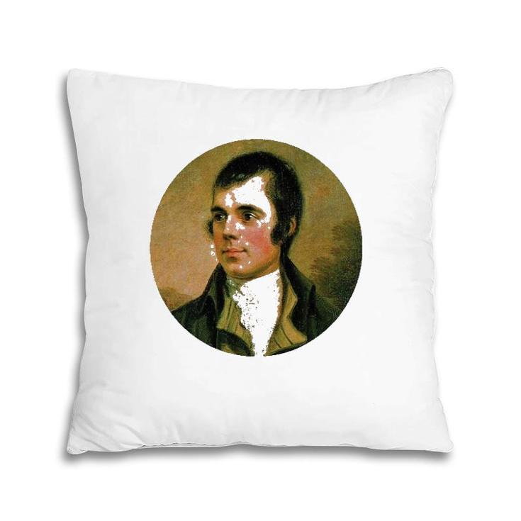Burns Night Scottish Poet Gift Pillow