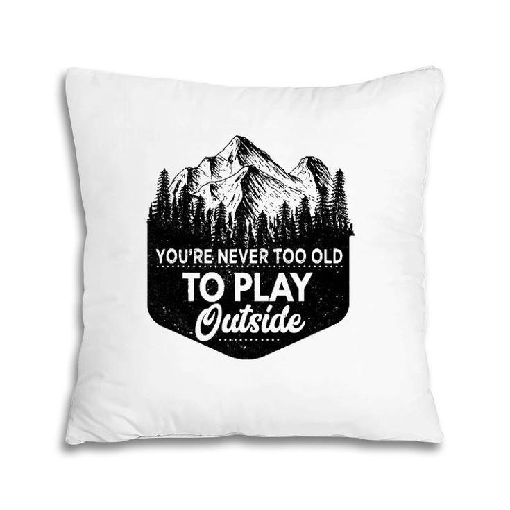Bushcraft Life For Survival Camping Orienteering Pillow