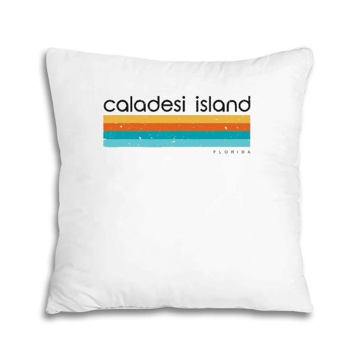 Caladesi Island Florida Fl Vintage Design Pillow