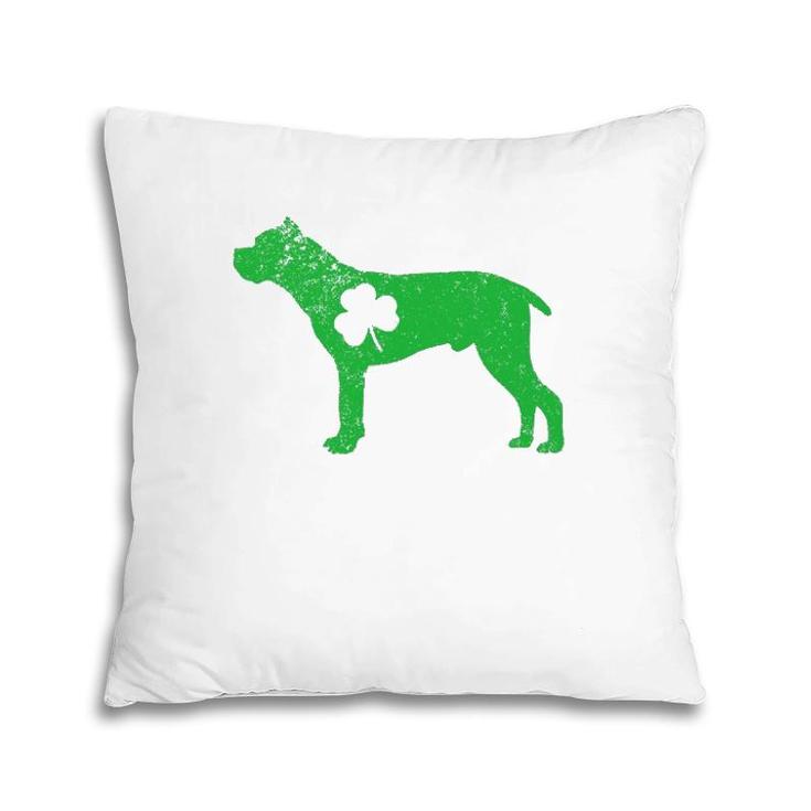 Cane Corso Irish Clover St Patrick's Day Leprechaun Dog Gifts Pillow