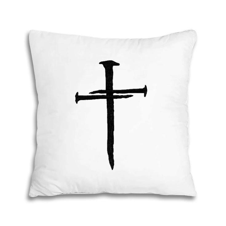 Christian Jesus Nail Cross Pillow