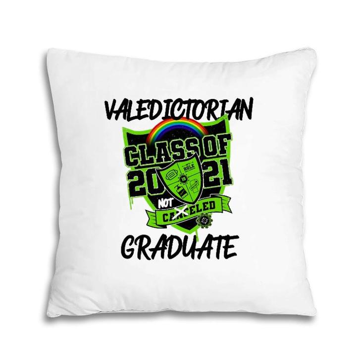 Class Of 2021 Valedictorian Graduate Student Funny Pillow