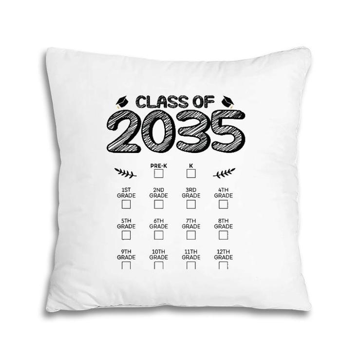Class Of 2035 Graduation First Day Of School Grow With Me Pillow