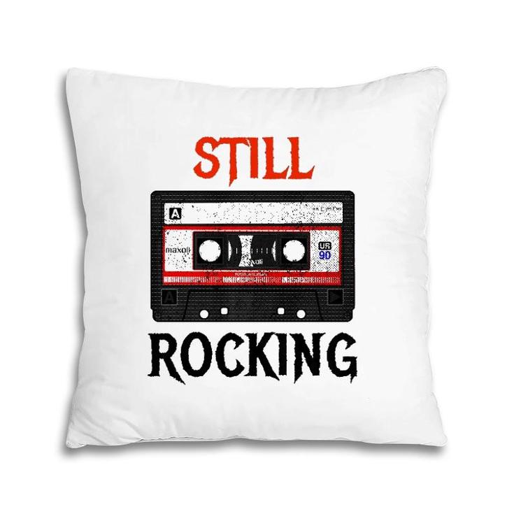 Classic Rock Cassette Tape - Funny 80'S Vintage Pillow