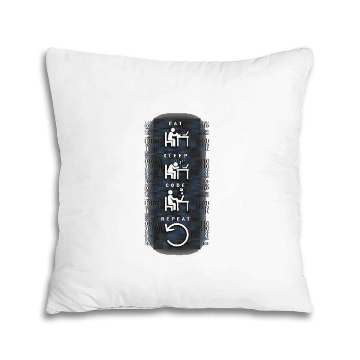Computer Programmer Code Funny Geek Gift Pillow