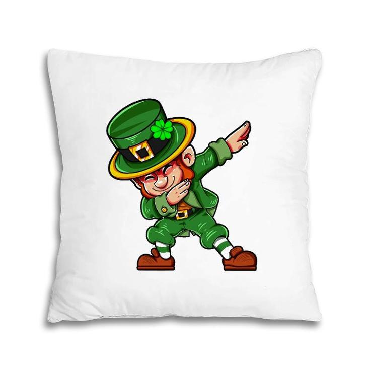 Dabbing Leprechaun St Patrick's Day Irish Saint Patricks Day Pillow