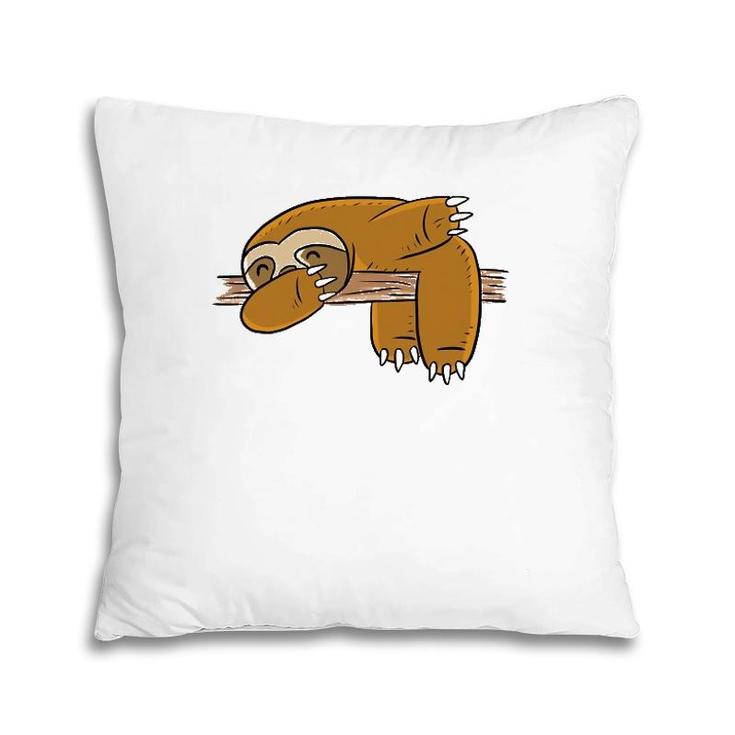 Dabbing Sloth Sloth Dab Dance  Lazy Animal Gift Pillow