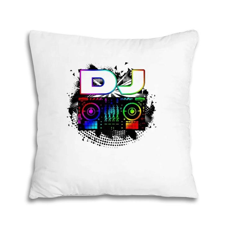 Dj Music Lover Music Player Sound Cool Funny Gift  Pillow