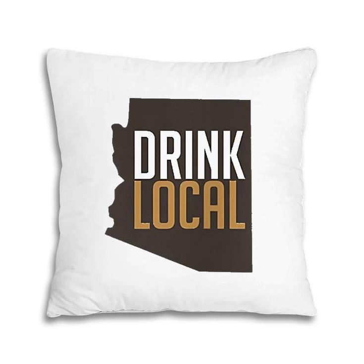 Edge Of The World Brewery - Drink Local Arizona Pocket  Pillow