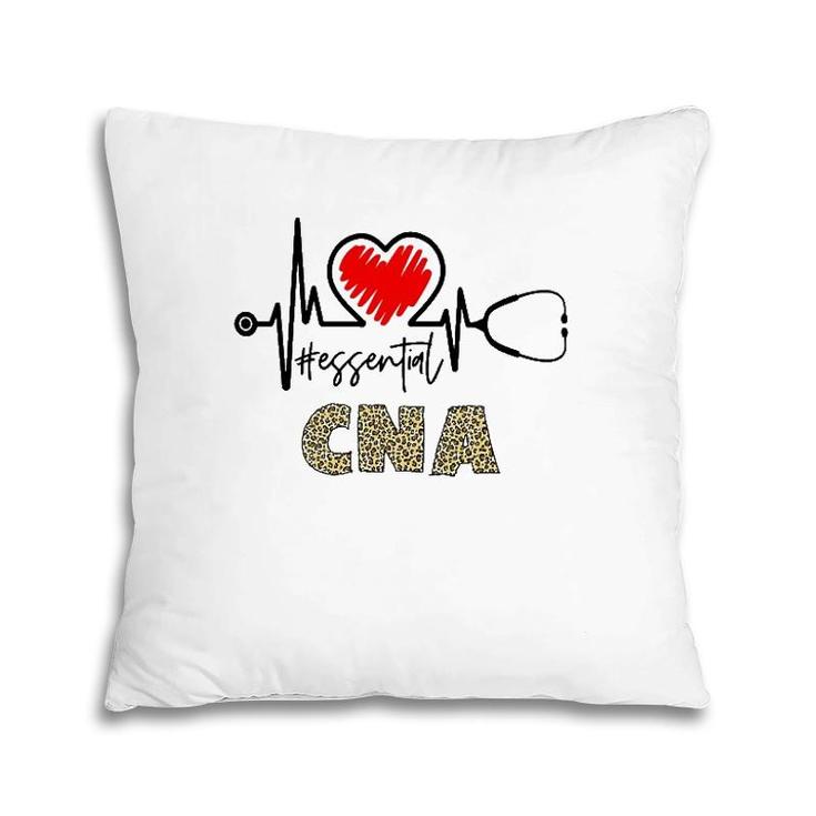 Essential Cna Heartbeat Cna Nurse Gift Pillow