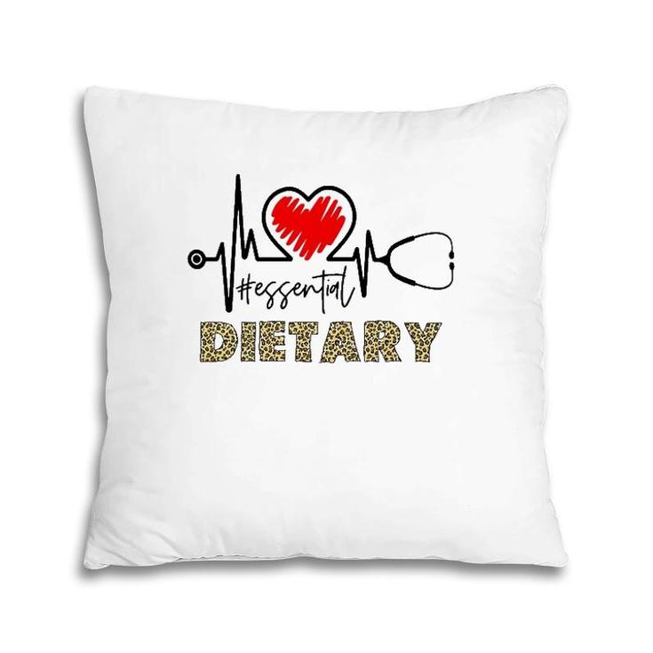 Essential Dietary Heartbeat Dietary Nurse Gift Pillow
