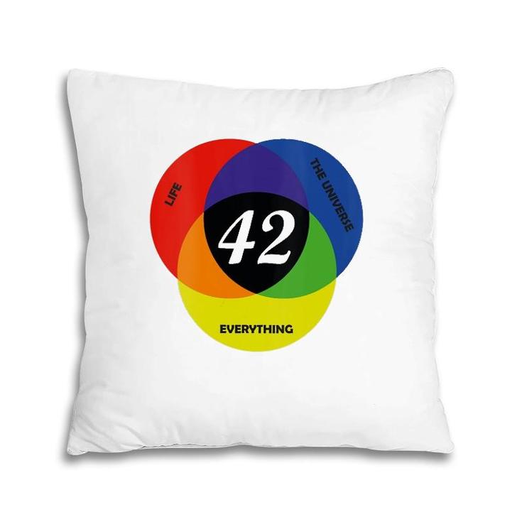 Everything The Universe Life 42 Is The Answer V-Neck Pillow