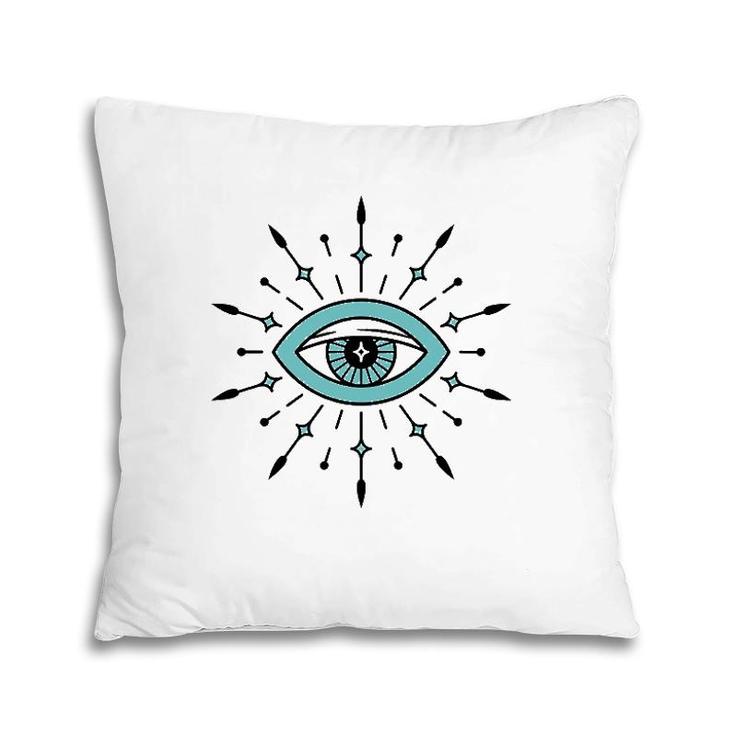 Evil Eye Protection Talisman Symbol Pillow