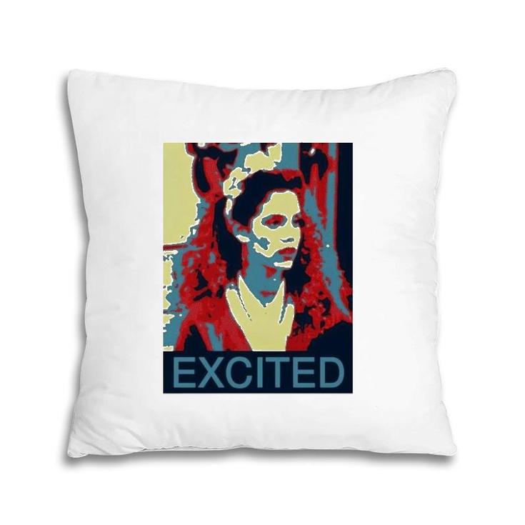 Excited Classic Hope 1980S Fashion Trends Pillow