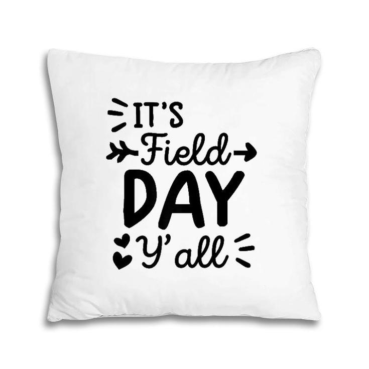 Field Day  Blue For Teacher Field Day Tee S School  Pillow