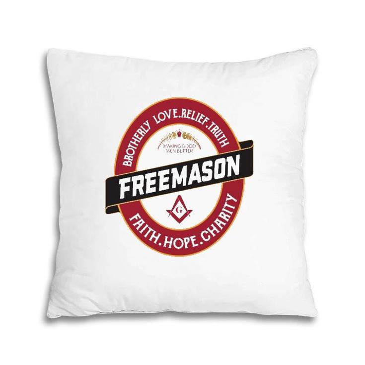 Freemason Crest By Kuyang Freemason Pillow