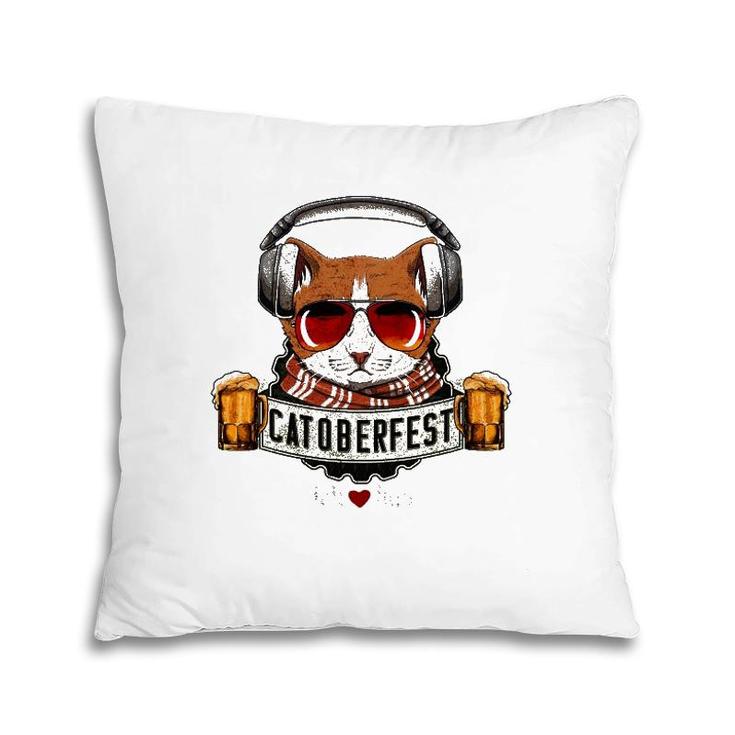 Funny Cat Oktoberfest Beer Drinking Festival Catoberfest Pillow