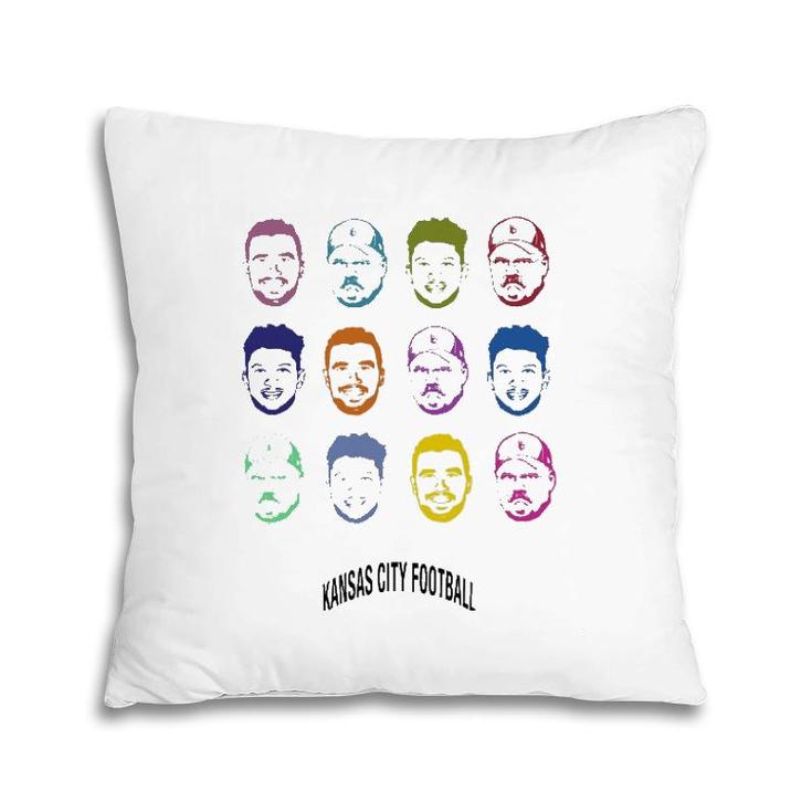Funny Football Kc Certified Kansas City Football Pillow