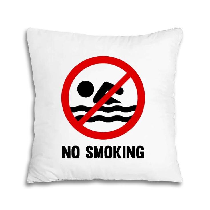 Funny No Smoking  Meme No Smoking Pillow