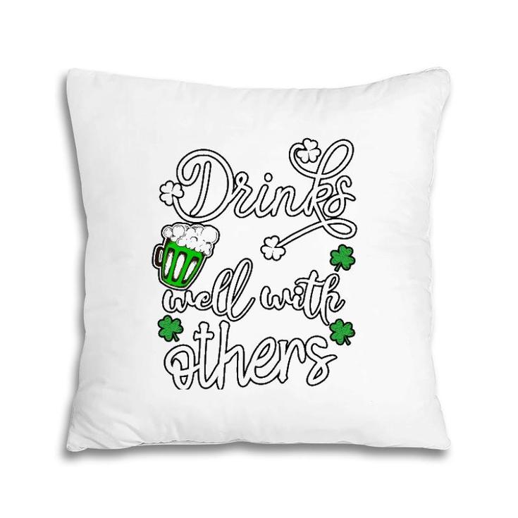 Funny St Patrick's Day Drinks Well With Other Pillow