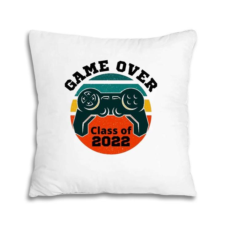 Game Over Classic Video Game Graduation Class Of 2022 Grad  Pillow