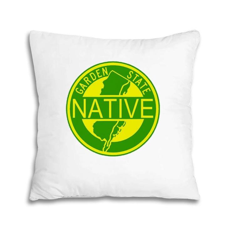 Garden State New Jersey Native Parkway Shore Pillow