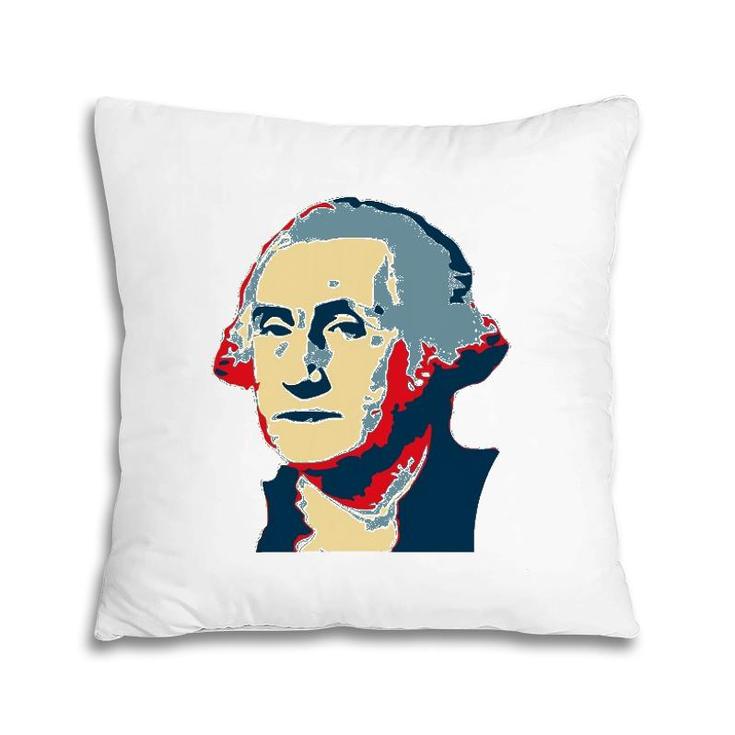 George President Washington Pop Art Pillow