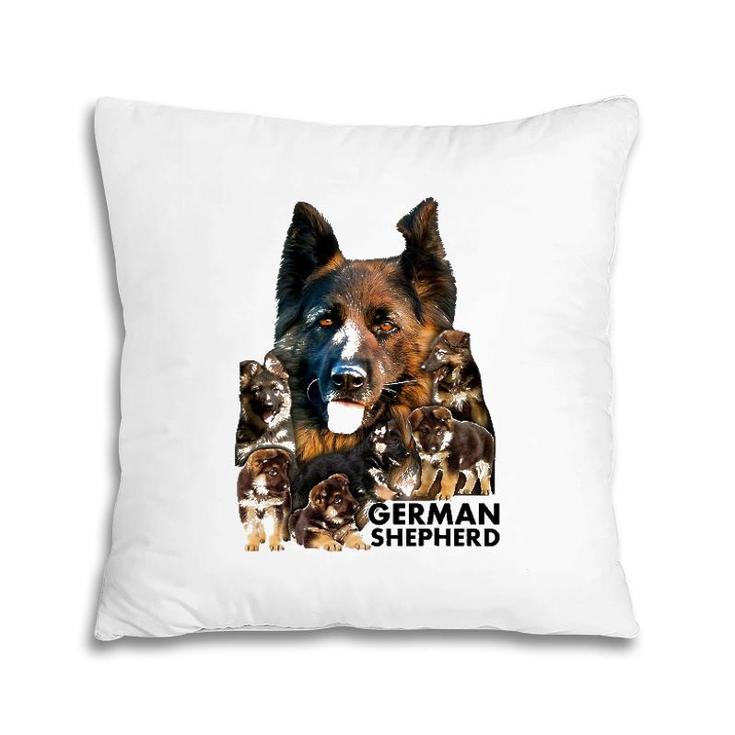 German Shepherd Family Dogs Tee  Gifts Pillow