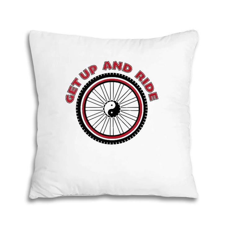 Get Up And Ride The Gap And C&O Canal Book Pillow