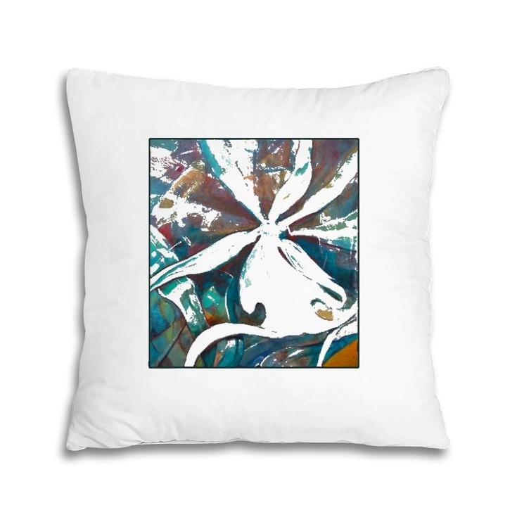 Ghost Orchid Flower Is A Great Gift For Any Lover Of Nature Pillow