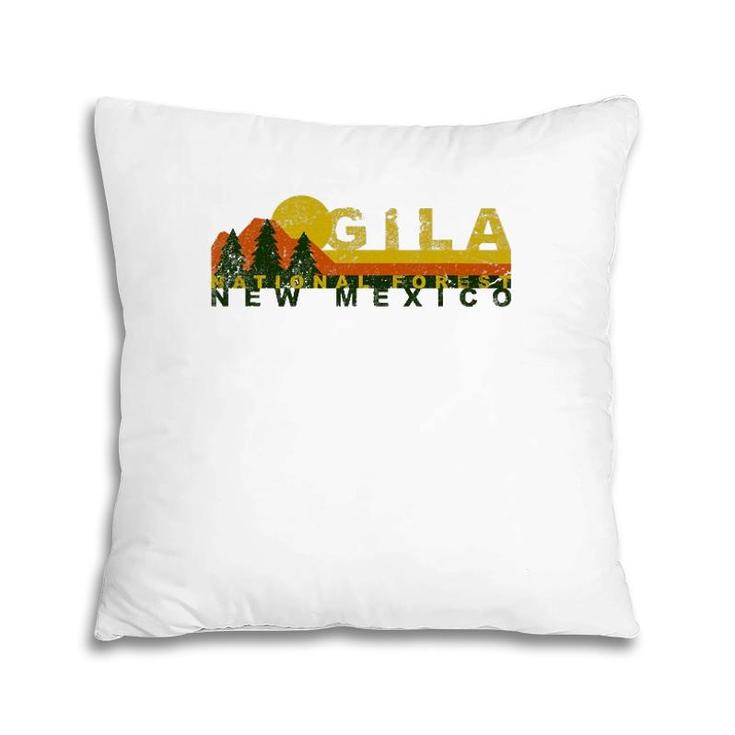 Gila National Forest Vintage Retro Pillow
