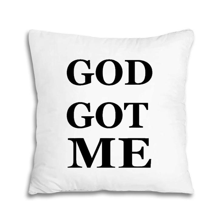 God Got Me Tee Faith Pillow