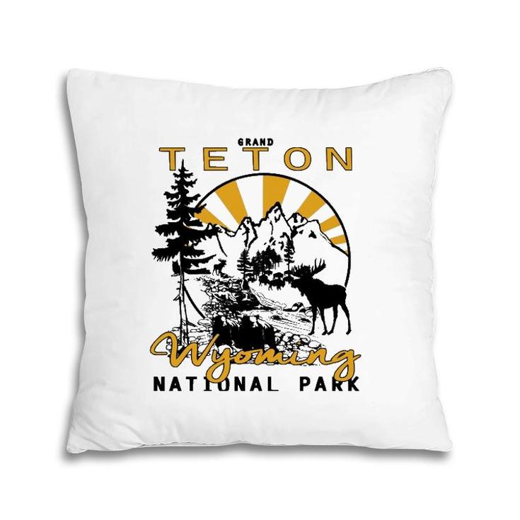 Grand Teton National Park Jackson Hole Wyoming Keepsake Pillow