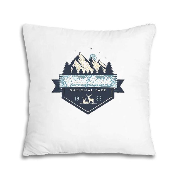 Great Basin National Park Cool Vintage Mountain Pillow