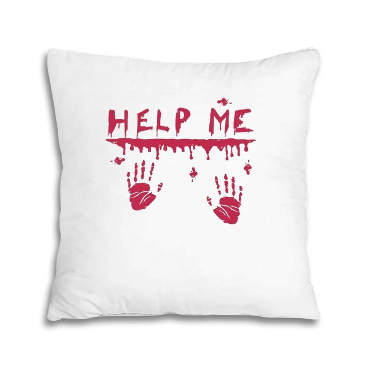 Halloween - Bloody Hands Blood Splatter Costume Zombie  Pillow