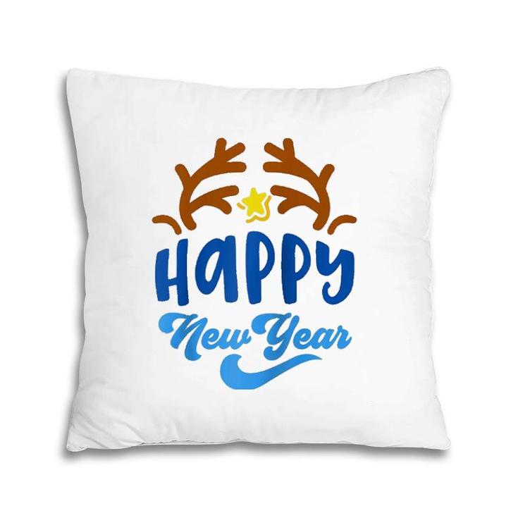 Happy New Year S 2022 New Years Eve Raglan Baseball Tee Pillow