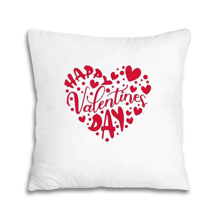 Heart Happy Valentine's Day Gifts Raglan Pillow