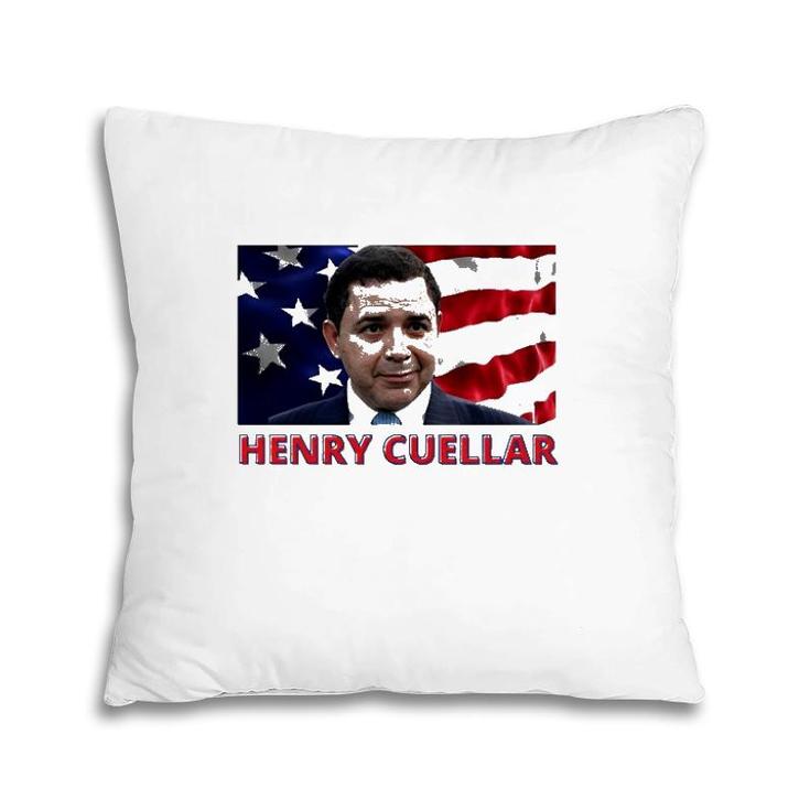 Henry Cuellar American Politician American Flag Pillow