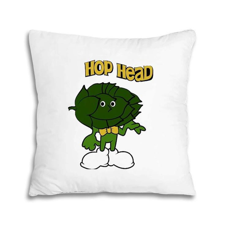 Hop Head Homebrewing, Homebrewer Craft Beer Lover Pillow