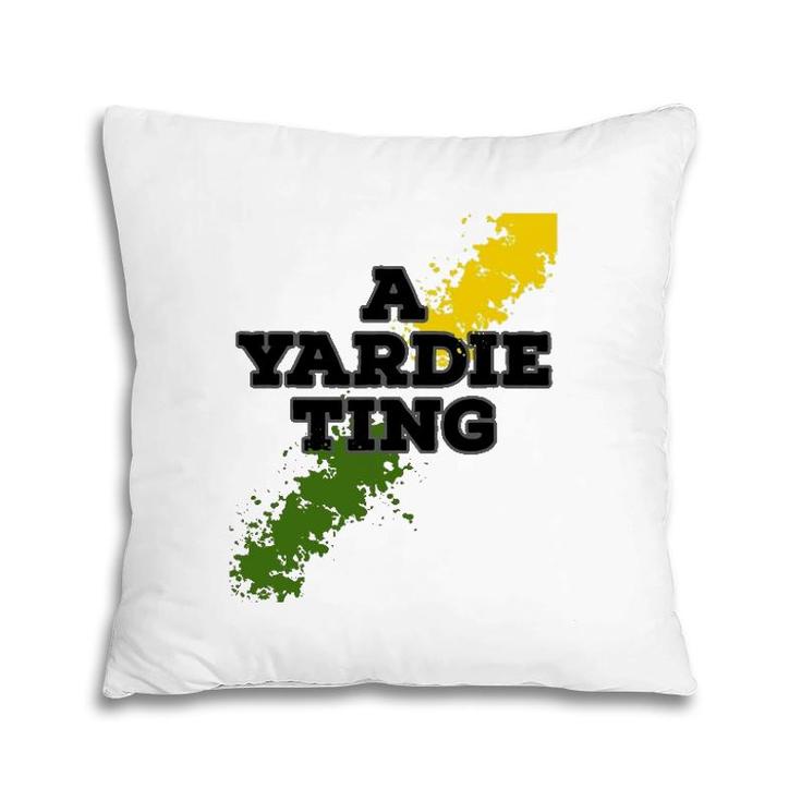Jamaican Caribbean Yardie Ting Style Pillow