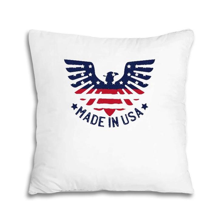 July 4Th Patriotic S - Made In Usa American Pride Eagle Pillow